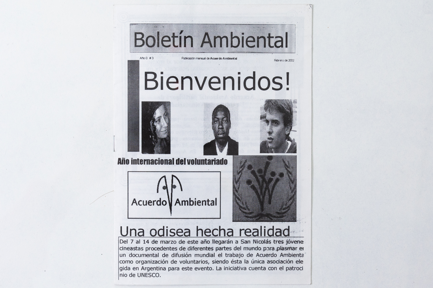 Boletín Ambiental. Acuerdo Ambiental. Febrero 2002. -1