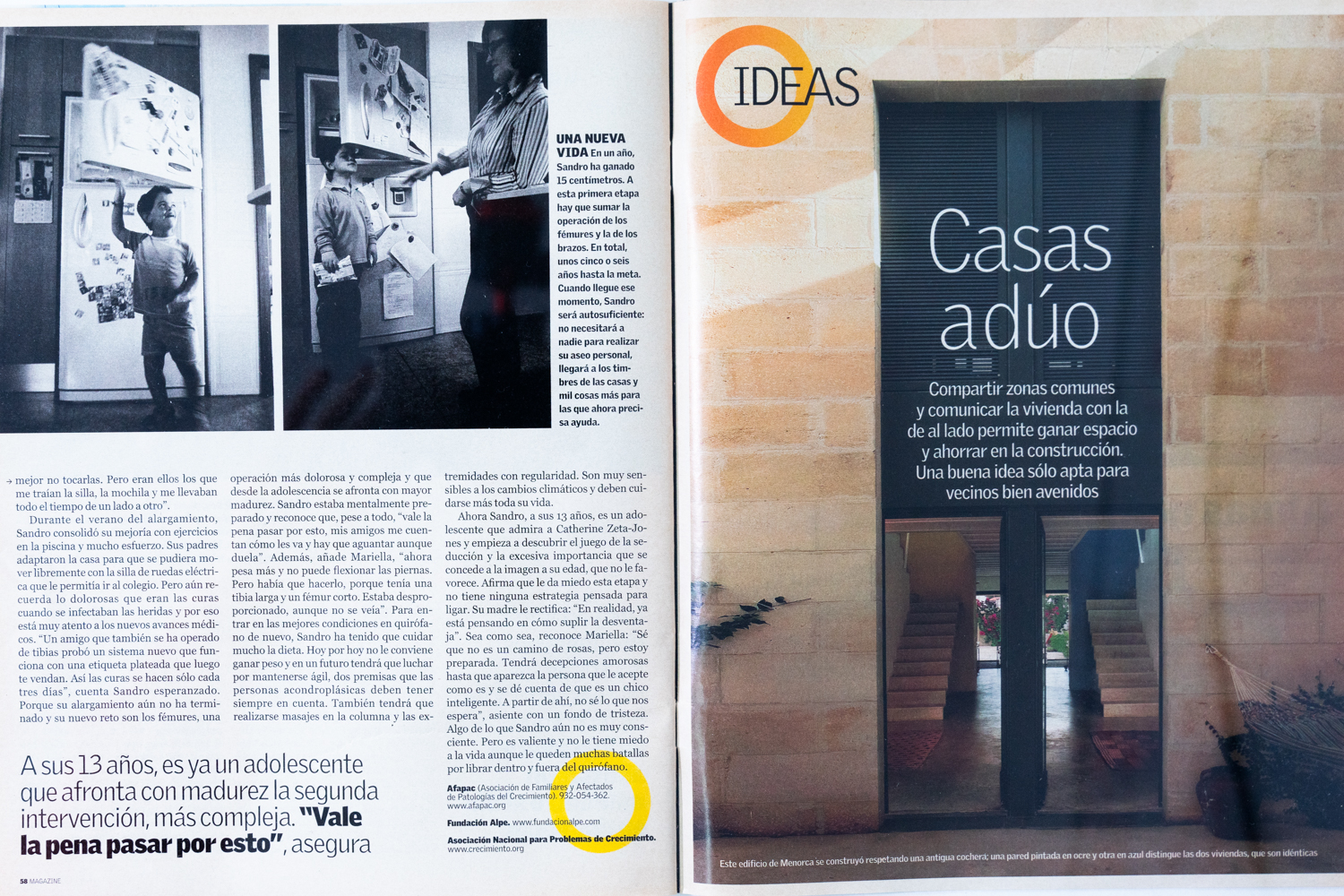 La Odisea de Sandro. Revista Magacine. Abril 2007.-4